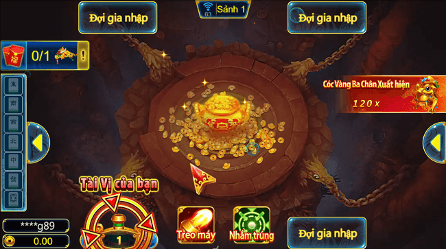 Tam Tiên Bắn Cá – Cuộc Săn Thưởng Đầy Ma Mị Tại KuBet Giao diện chơi game tam tiên bắn cá